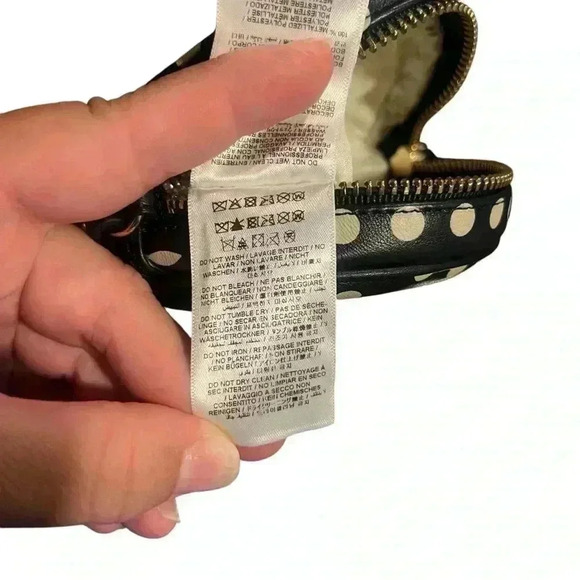 Bonpoint Cherry Dot Leather Circle Shoulder Bag Rare - Picture 11 of 11